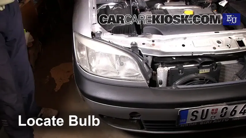 2000 Opel Zafira DTI Life 2.0L 4 Cyl. Turbo Diesel Lights Daytime Running Light (replace bulb)